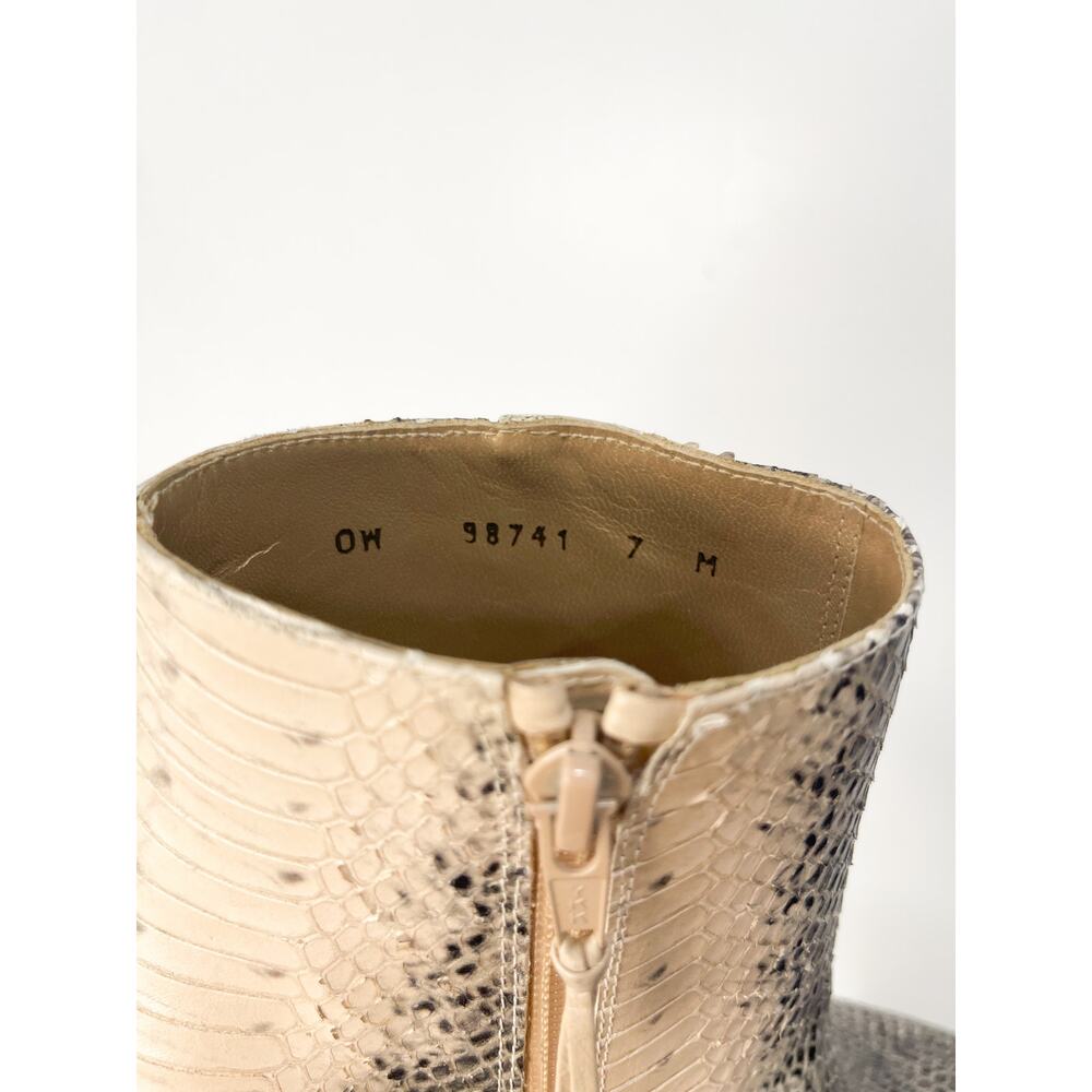 Stuart Weitzman Sideline Python Snake Animal Leat… - image 8